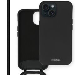 imoshion Color Backcover mit abtrennbarem Band für das iPhone 15 - Schwarz