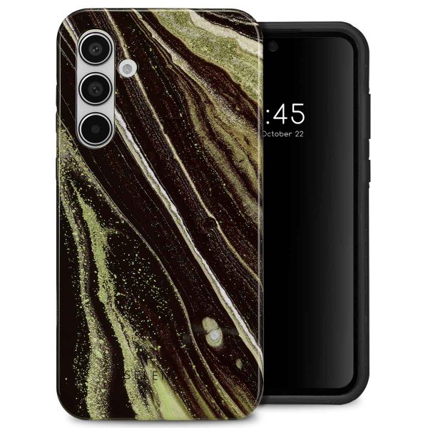 Selencia Vivid Tough Back Cover für das Samsung Galaxy A55 - Chic Marble