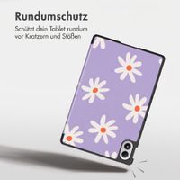 imoshion Design Trifold Klaphülle Xiaomi Redmi Pad 2 Pro / Poco Pad M1 - Flower Distance