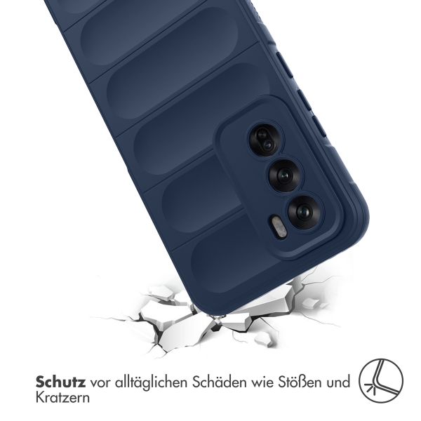 imoshion EasyGrip Back Cover für das Oppo Reno 12 Pro - Dunkelblau