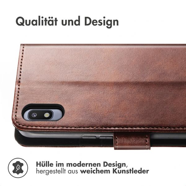 imoshion Luxuriöse Klapphülle Samsung Galaxy A10 - Dunkelbraun