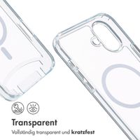 imoshion MagSafe Hülle mit abnehmbarem Band für das Apple iPhone 16 Plus - Transparent