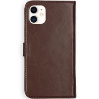 Selencia Echtleder Klapphülle iPhone 11 - Braun