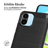 imoshion Brushed Back Cover für das Xiaomi Redmi A1 / A2 - Schwarz