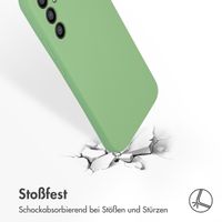 Accezz Liquid Silikoncase Samsung Galaxy A34 (5G) - Grün