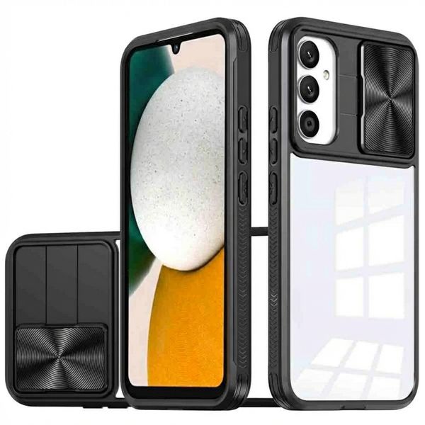 imoshion Back Cover mit Kameraschieber Samsung Galaxy A34 (5G) - Schwarz