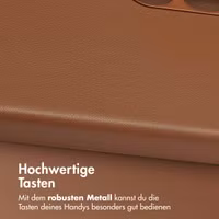 Accezz MagSafe Leather Backcover Samsung Galaxy S24 Plus - Sienna Brown