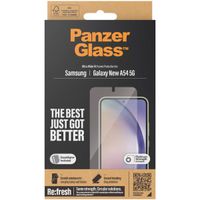 PanzerGlass Refresh Ultra-Wide Fit Anti-Bacterial Screenprotector für das Samsung Galaxy A55