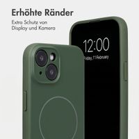 Accezz Grip Backcover mit MagSafe Apple iPhone 15 - Dunkelgrün