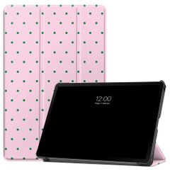 imoshion Design Trifold Klaphülle Samsung Galaxy Tab S9 11.0 Zoll / S10 Lite / S10 FE / S9 FE 10.9 Zoll - Happy Dots