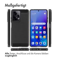 imoshion Brushed Back Cover für das Xiaomi Redmi Note 12 Pro / Xiaomi Poco X5 Pro (5G) - Schwarz