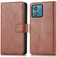 imoshion Luxuriöse Klapphülle Motorola Moto G84 - Braun