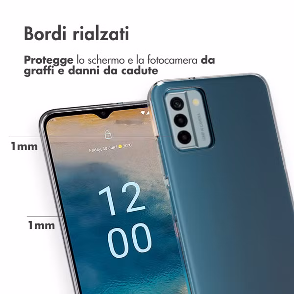 Accezz Clear TPU Backcover Nokia G22 - Transparent