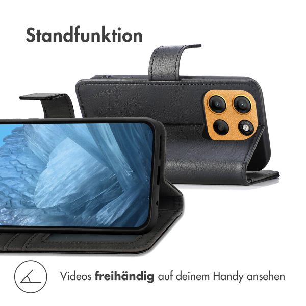 imoshion Luxuriöse Klapphülle Motorola Moto G15 / G15 Power - Schwarz