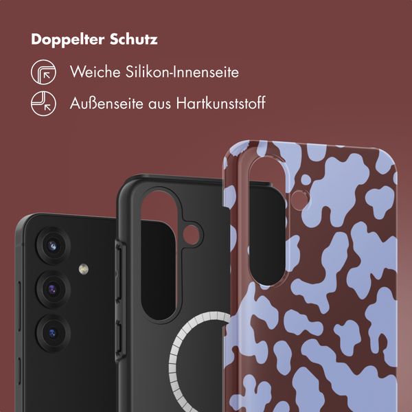 Selencia Vivid Rückabdeckung mit MagSafe Samsung Galaxy S25 - Moo'd Lavender Glow