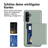 imoshion Backcover mit Kartenfach Samsung Galaxy A18 (4G) - Dunkelgrün