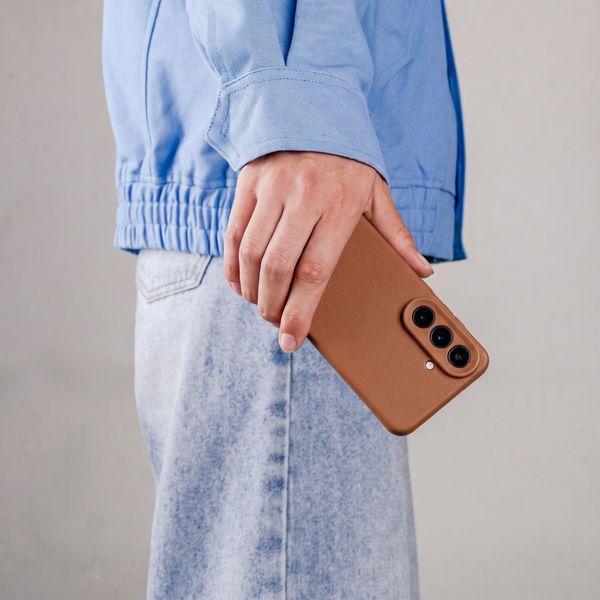 imoshion Texture Backcover Samsung Galaxy S26 Ultra - Braun