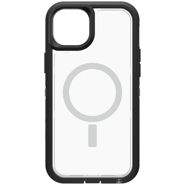 OtterBox Defender Rugged Case mit MagSafe für das iPhone 14 Plus - Transparent / Schwarz