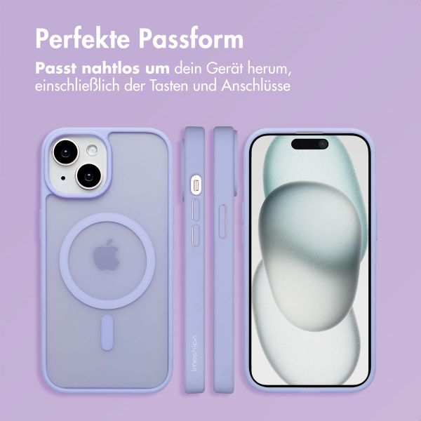 imoshion Color Guard Back Cover mit MagSafe Apple iPhone 15 - Lila / Lilac
