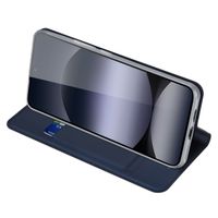 Dux Ducis Slim TPU Klapphülle für das Xiaomi Redmi Note 14 (4G) - Dunkelblau