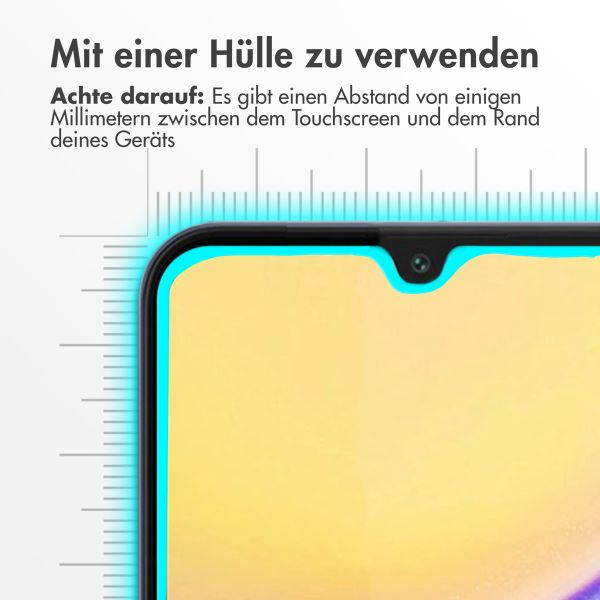 Accezz Screen Protector aus gehärtetem Glas 2-Pack für das Samsung Galaxy A15 (5G/4G)