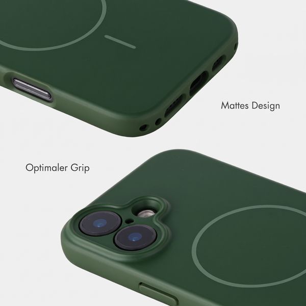 Accezz Grip Backcover mit MagSafe Apple iPhone 17 - Dunkelgrün
