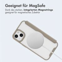 imoshion Transparente Bookcase mit MagSafe Apple iPhone 14 / 13 - Beige