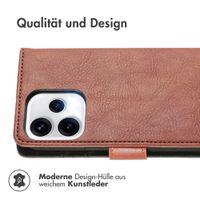 imoshion Luxuriöse Klapphülle Oppo Reno15 (5G) - Braun