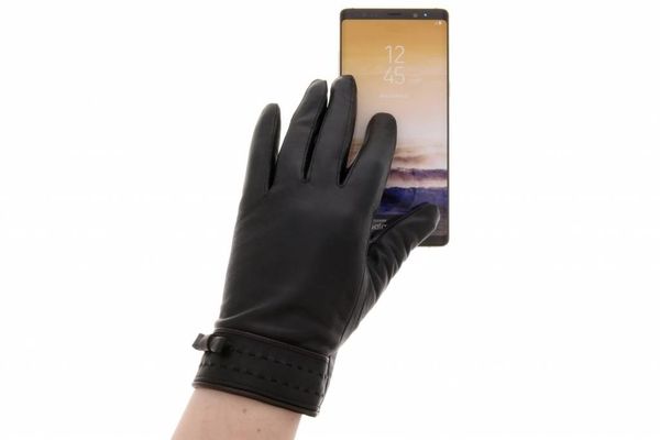 imoshion Touchscreen-Handschuhe aus echtem Leder - Größe M