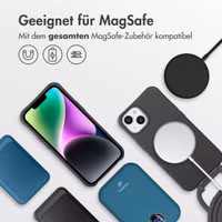 imoshion Color Backcover mit abnehmbarem Handykette und MagSafe Apple iPhone 14 - Black Coffee