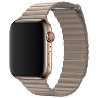 Apple ﻿Lederarmband M für das Apple Watch Series 1-10 / SE / Ultra (2) - 42/44/45/46/49 mm - Stone