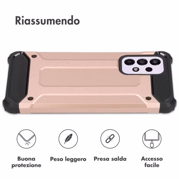 imoshion Rugged Xtreme Case Samsung Galaxy A33 - Rosé gold