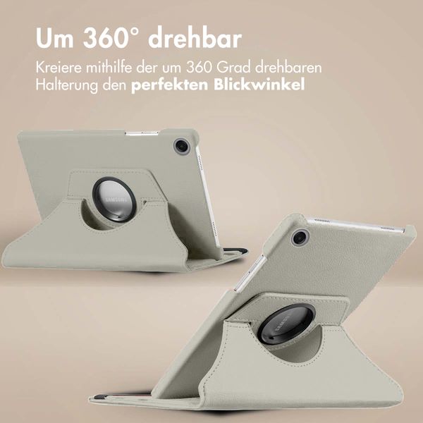 imoshion 360° drehbare Klapphülle Samsung Galaxy Tab A11 - Grau