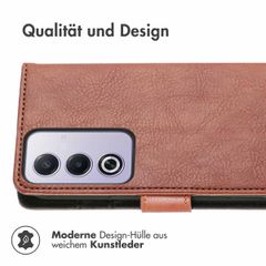 imoshion Luxuriöse Klapphülle Oppo A80 5G - Braun