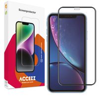Accezz Full Cover Screen Protector aus gehärtetem Glas Apple iPhone 11 / Xr