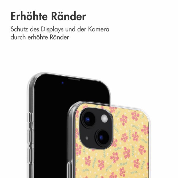 imoshion  Design Hülle für das iPhone 13 - Sunny Yellow Petite Flowers