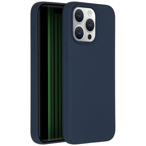 Accezz Liquid Silikoncase mit MagSafe für das iPhone 15 Pro Max - Dunkelblau