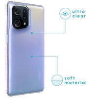 imoshion Gel Case Oppo Find X5 5G - Transparent