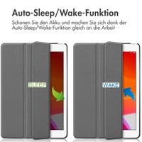 imoshion Trifold Klapphülle Apple iPad 9 (2021) 10.2 Zoll / iPad 8 (2020) 10.2 Zoll / iPad 7 (2019) 10.2 Zoll - Grau