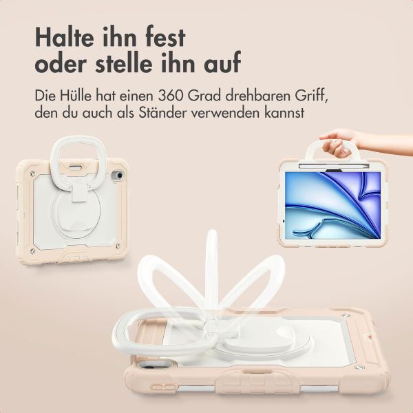 imoshion Rugged Kindersicher Schutzhülle Apple iPad Air 11 Zoll (2025) M3 / (2024) M2 - Hellrosa