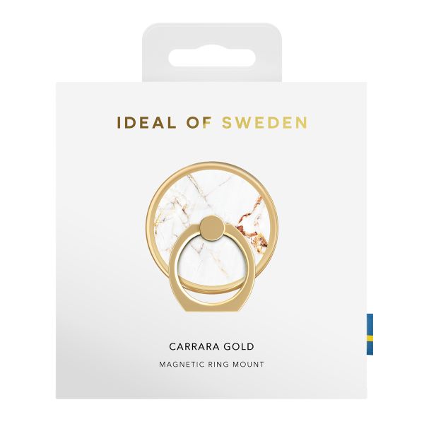 iDeal of Sweden Magnetic Ring Mount - Handyringe - Carrera Gold Marble