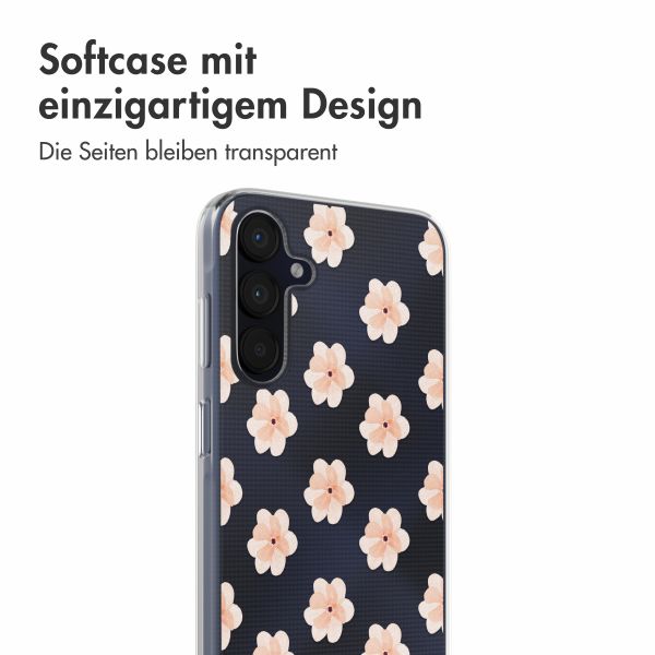 imoshion Design Hülle Samsung Galaxy A35 - Floral Peach