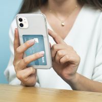 imoshion Soft Case Back Cover mit Kartenfach Samsung Galaxy A72 - Transparent