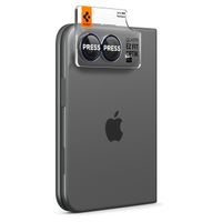 Spigen Optik Pro EZ Fit Lens Protector 2er-Pack Apple iPhone Duo - Black