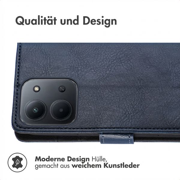 imoshion Luxuriöse Klapphülle Xiaomi Redmi 15C (5G) - Dunkelblau