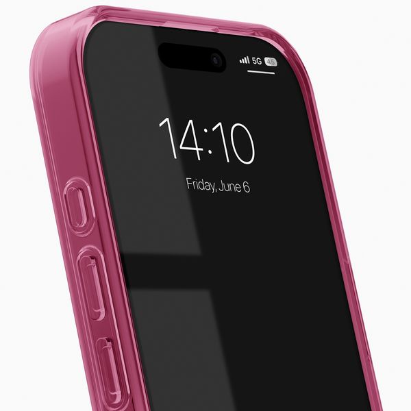 iDeal of Sweden Clear Case MagSafe Apple iPhone 16 Pro Max - Cherry Crush