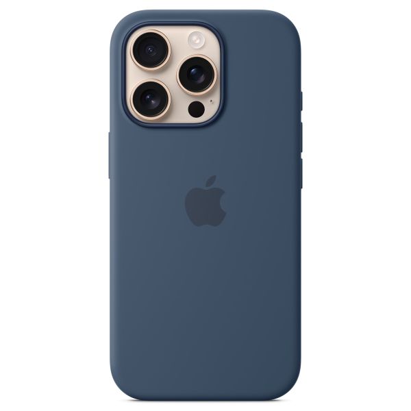 Apple Silikon-Case MagSafe für das Apple iPhone 16 Pro - Denim