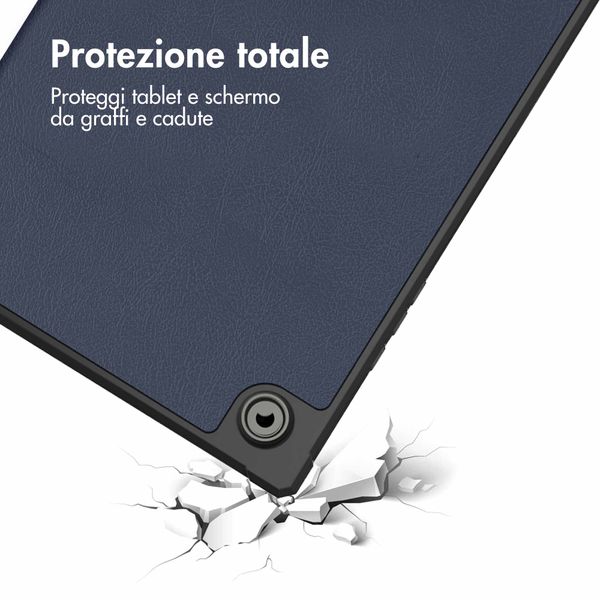 imoshion Trifold Klapphülle Samsung Galaxy Tab A8 - Dunkelblau