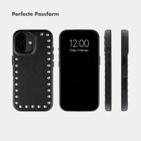 Selencia Studs Backcover mit MagSafe Apple iPhone 17 - Velvet Black