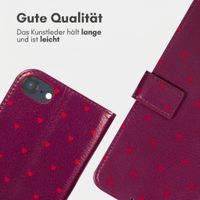 imoshion Design Klapphülle Apple iPhone SE (2022 / 2020) / 8 / 7 / 6(s) - Crush Check Coral Dust